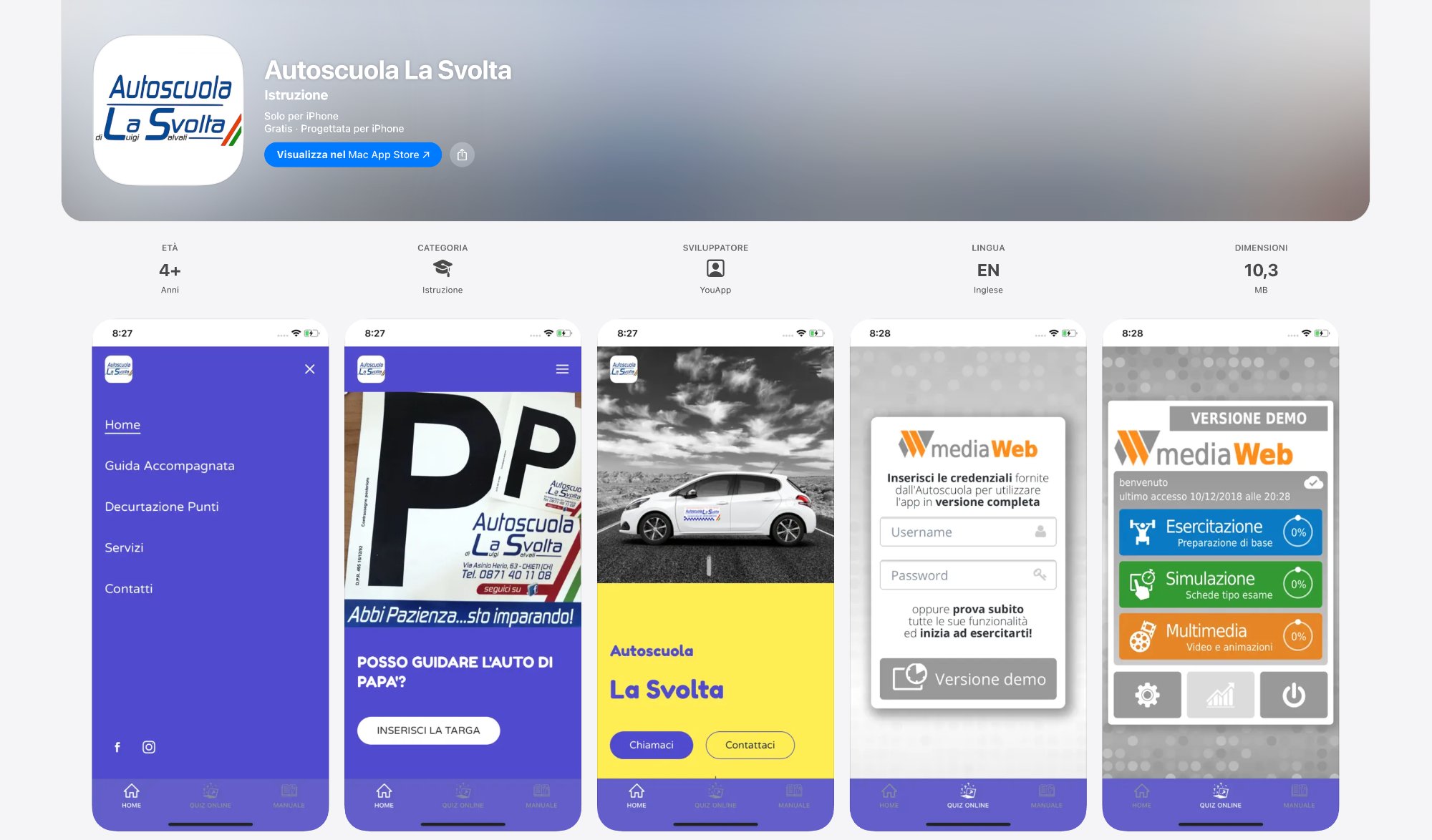 Autoscuola La Svolta App