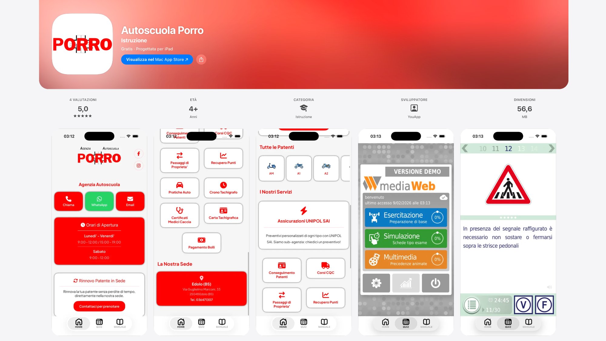 Autoscuola Porro App