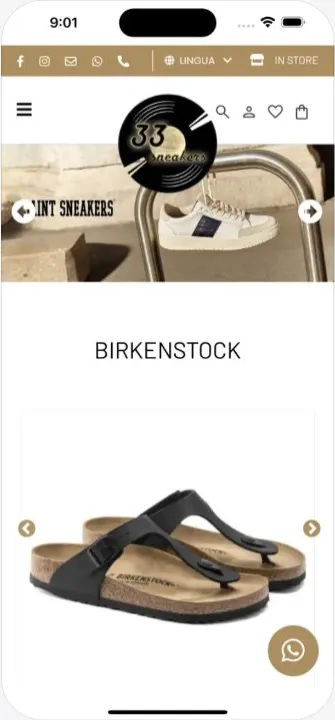 33Sneakers sull'App Store